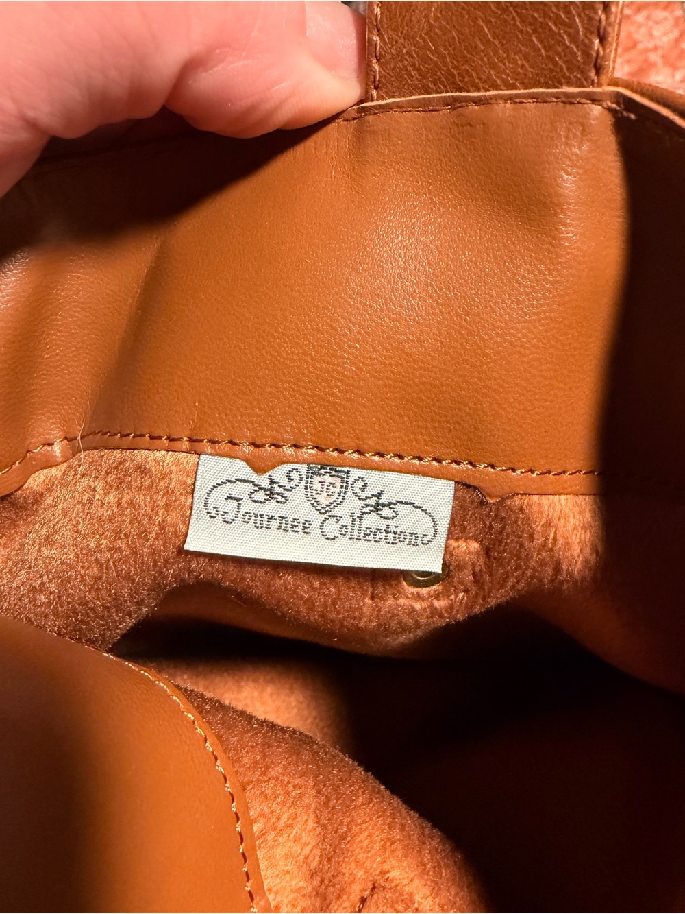 Journee Collection Tan Riding Boots - Picture 5 of 6